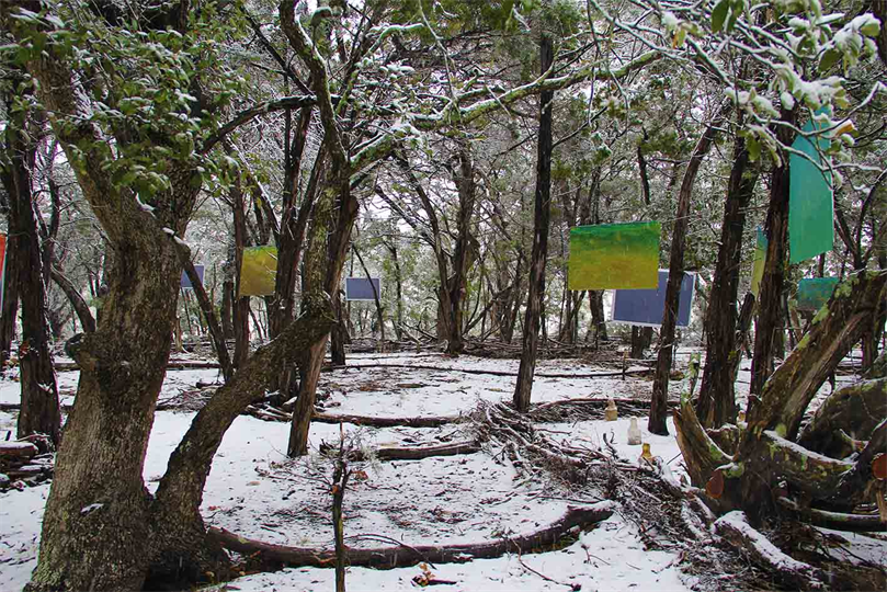 Land Art in Austin Texas
With Art Exhibition of Paintings,
Multidimensional Masterpieces DAPACU