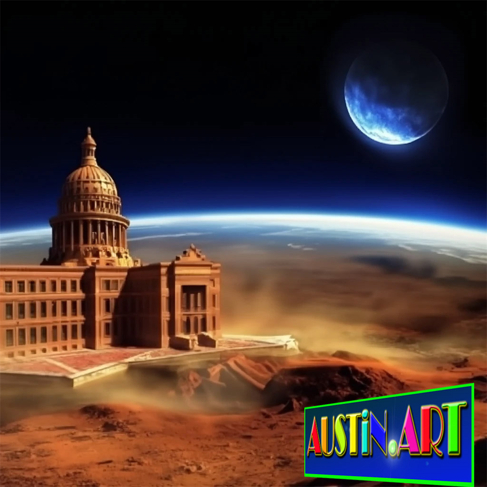 From The Art Collection Austin Capitol Trip Around The Universe!