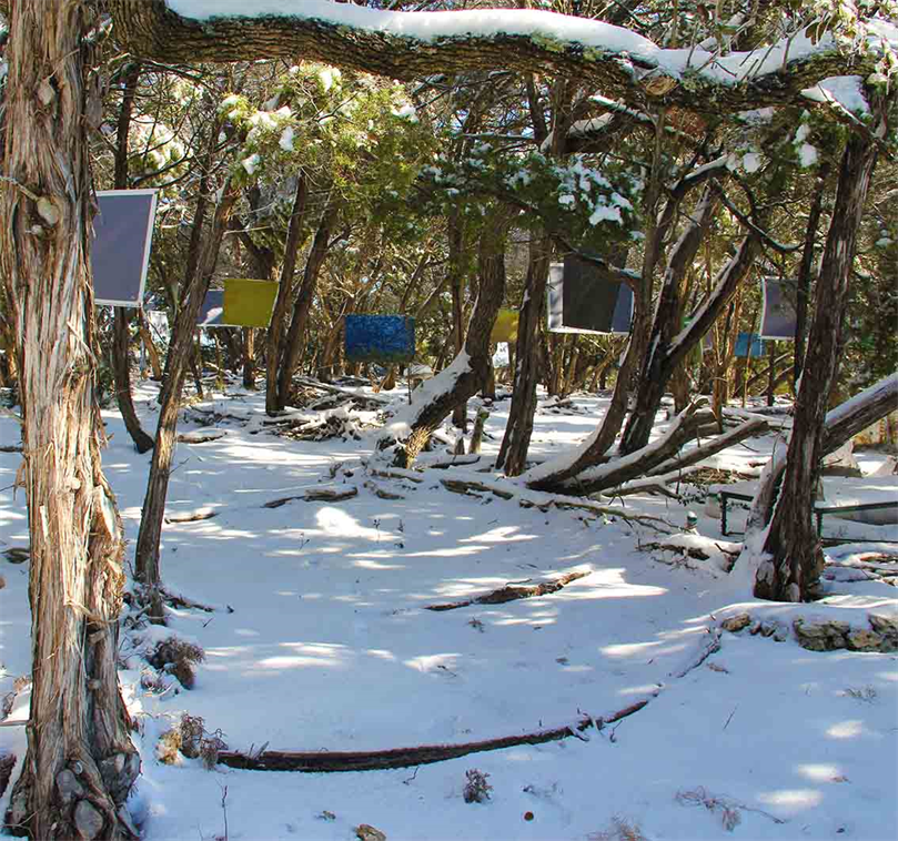 Land Art Winter in Austin
Paths in Trails With Land Art