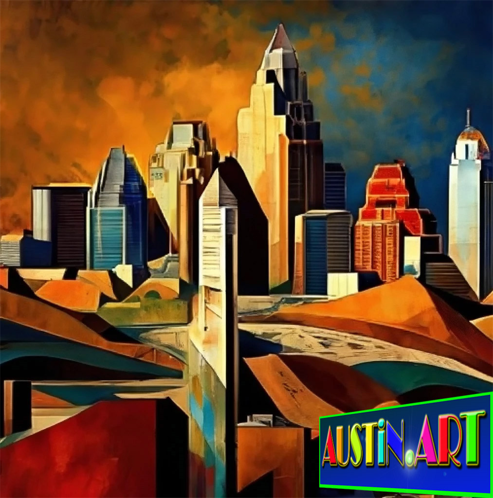 Art Pictures Prints For Sale Of Austin Skyline
Art Deco Or Abstract Art? Austin.Art is Multidimensional!