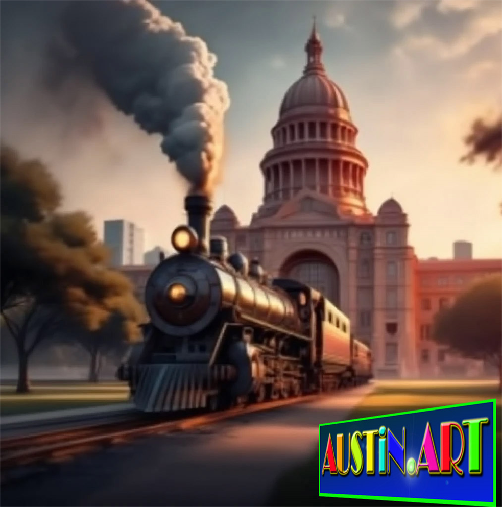 Don't Miss The Train! in Austin Capitol Station
Tours Of Austin Capital Available on Train
Steam Train in Austin Texas Downtown Tours...
The Future or The Past For Austin Capital of Texas?