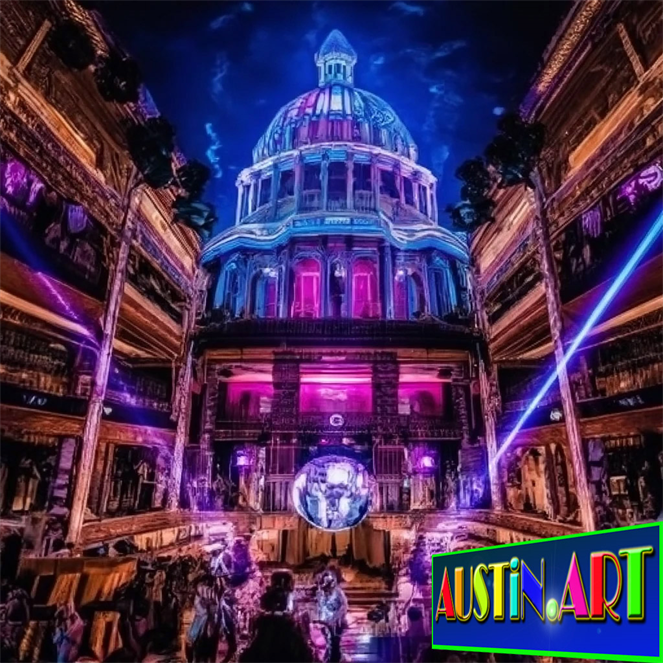 Austin Capitol Building World Tour Art  COLLECTION
Created By Artist DAPACU Austin.Art